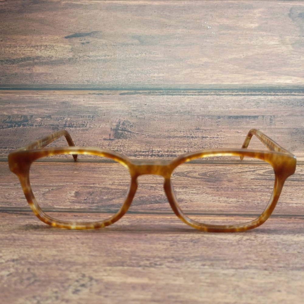 Warby Parker Hemmings W 269 Whiskey Tortoise Eyeglasses 53-18-145 Square Frames